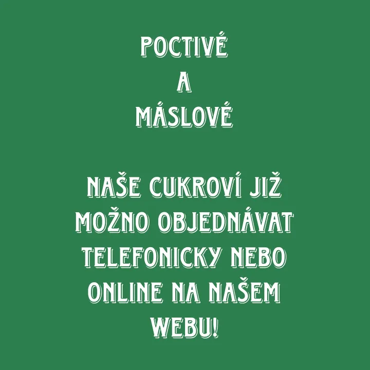Odkaz na objednávku cukroví naleznete i v popisku našeho profilu☺️